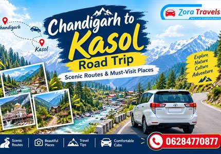 Chandigarh to Kasol Road Trip: Scenic Routes and Must-Visit Places